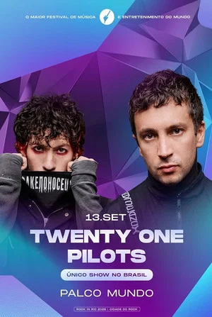 Постер: Twenty One Pilots - Rock In Rio 2026