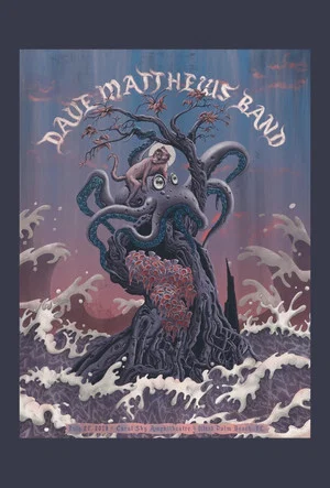 Постер: Dave Matthews Band: Coral Sky Amphitheatre - West Palm Beach, FL - 7/27/19