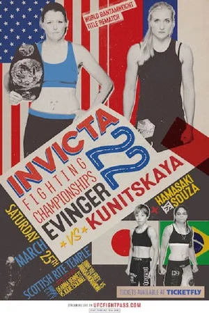 Постер: Invicta FC 22: Evinger vs. Kunitskaya II