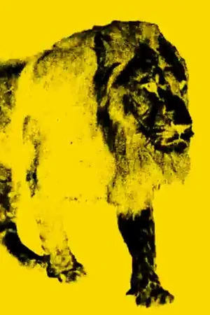 Постер: 9 Images of a Lion in Movement