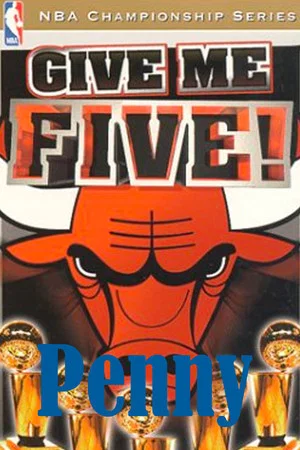 Постер: Chicago Bulls. Cinco campeonatos de la NBA