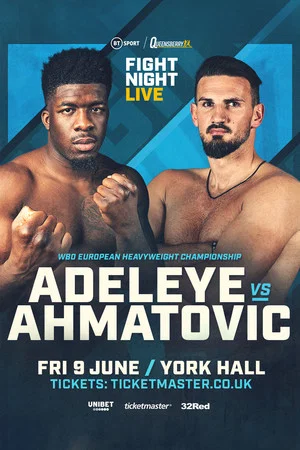 Постер: David Adeleye vs. Emir Ahmatovic