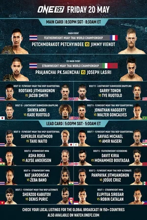 Постер: ONE Championship 157: Petchmorakot vs. Vienot