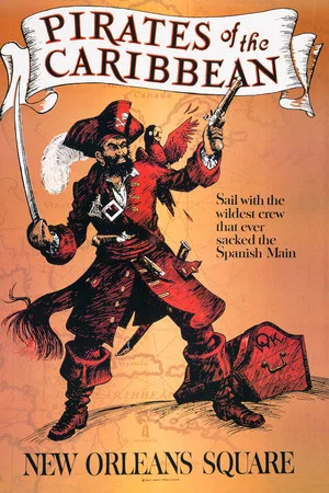 Постер: Extinct Attractions Club Presents: The Pirates of the Caribbean Story