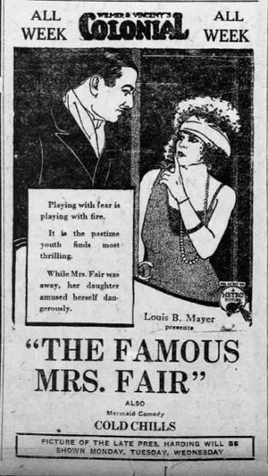 Постер: The Famous Mrs. Fair