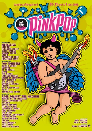 Постер: Rage Against the Machine: Pinkpop Festival, Landgraaf, NL