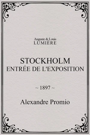 Постер: Stockholm, entrée de l'exposition