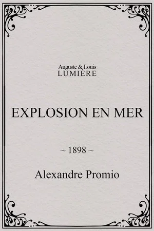 Постер: Explosion en mer