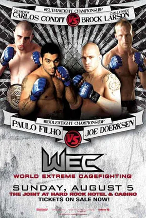 Постер: WEC 29: Condit vs. Larson