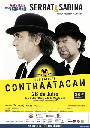 Постер: Serrat & Sabina: dos pájaros contraatacan