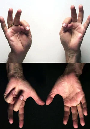 Постер: For Beginners (all the combinations of the thumb and finger)