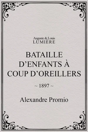 Постер: Bataille d’enfants à coup d’oreillers