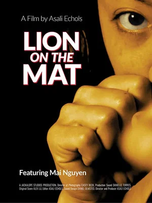 Постер: Lion on the Mat