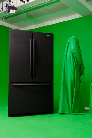 Постер: GreenScreen Refrigerator Action