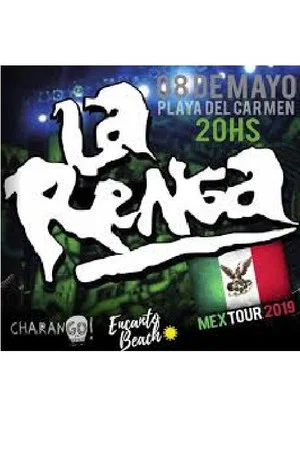 Постер: La Renga en vivo en Playa del Carmen