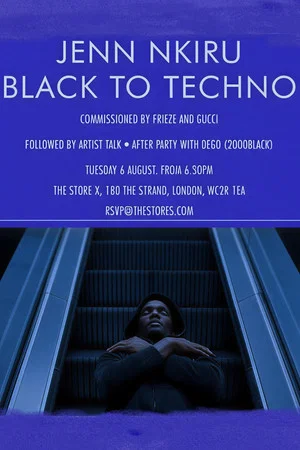 Постер: Black to Techno
