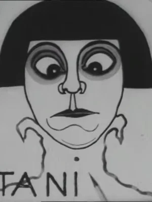 Постер: Asta Nielsen Crying Caricature