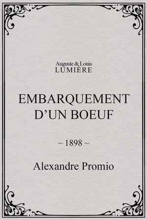 Постер: Embarquement d’un boeuf