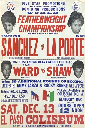 Постер: Salvador Sanchez vs. Juan Laporte