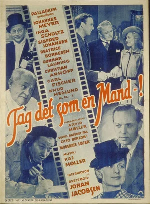 Постер: Tag det som en mand