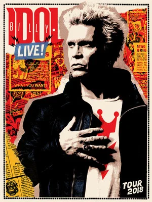 Постер: Billy Idol - KAABOO Del Mar Festival 2018