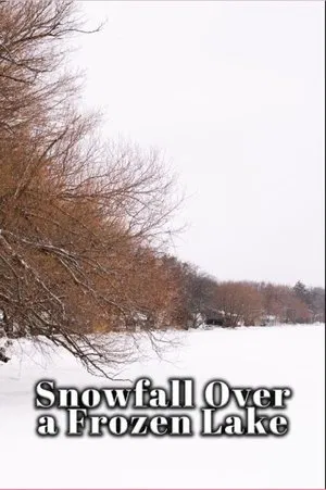 Постер: Snowfall Over a Frozen Lake