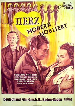 Постер: Herz – modern möbliert