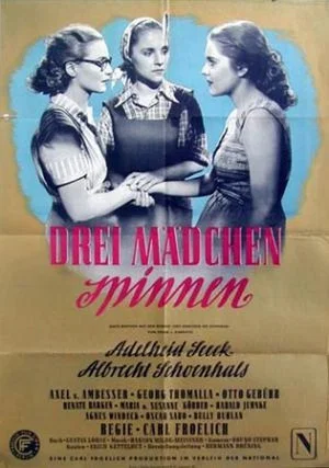 Постер: Drei Mädchen spinnen