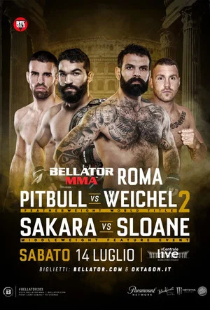 Постер: Bellator 203: Pitbull vs. Weichel 2