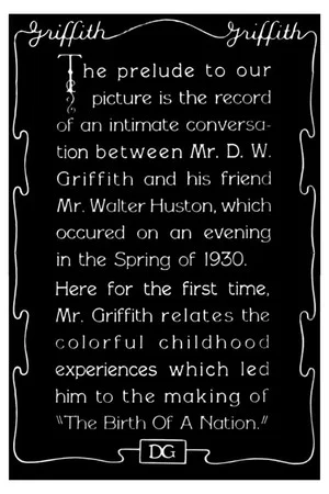 Постер: 1930 Prelude to "The Birth of a Nation"