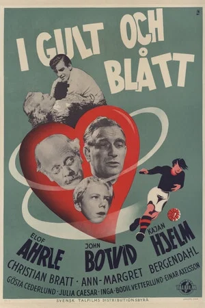 Постер: I gult och blått