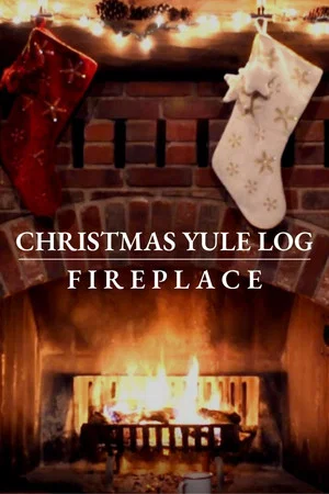 Постер: Christmas Yule Log Fireplace