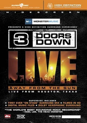 Постер: 3 Doors Down: Away from the Sun, Live from Houston, Texas