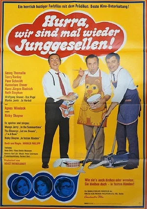 Постер: Hurra, wir sind mal wieder Junggesellen!