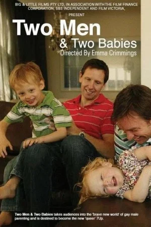 Постер: Two Men & Two Babies