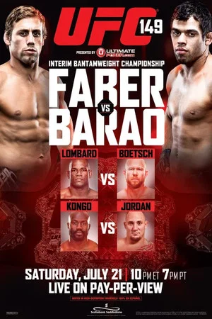 Постер: UFC 149: Faber vs. Barao