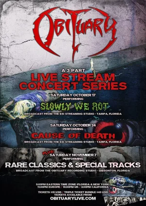 Постер: Obituary - Rare Classics & Special Tracks Live Stream
