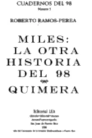 Постер: Miles: The Other History of 98