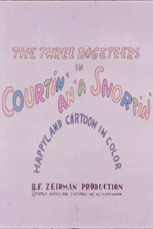 Постер: The Three Dogeteers in Courtin' an'a Snortin'