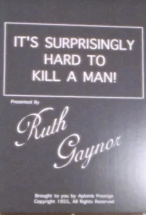 Постер: It’s Surprisingly Hard to Kill a Man!