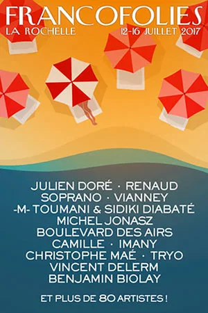 Постер: Lamomali de -M- aux Francofolies de la Rochelle 2017