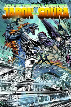Постер: War of the Ninja Monsters: Jaron vs Goura