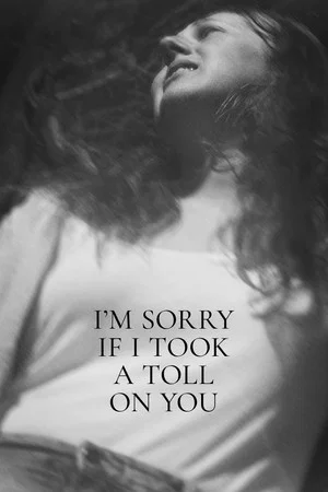 Постер: I'm Sorry If I Took a Toll on You