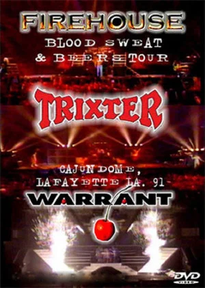 Постер: Warrant, Trixster & Firehouse Live in Lafayette 1991