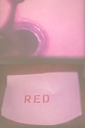 Постер: Red in Blue Letters