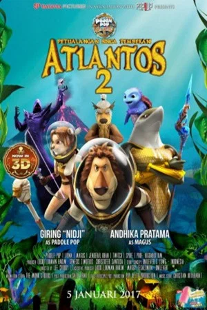 Постер: Petualangan Singa Pemberani Atlantos 2