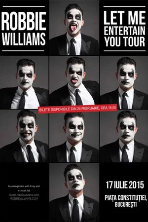 Постер: Robbie Williams live at Bucarest