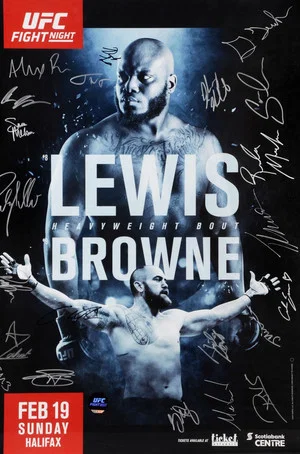 Постер: UFC Fight Night 105: Lewis vs. Browne