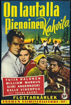 Постер: On lautalla pienoinen kahvila