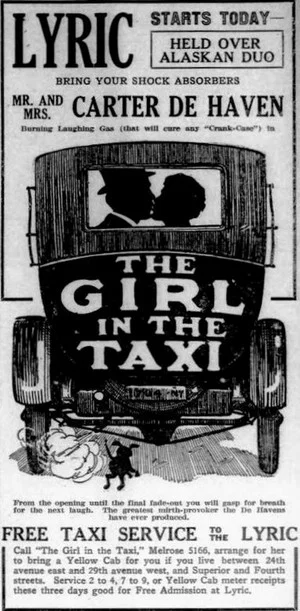 Постер: The Girl in the Taxi